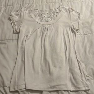 White, soft, vintage suzie blouse, worn few times